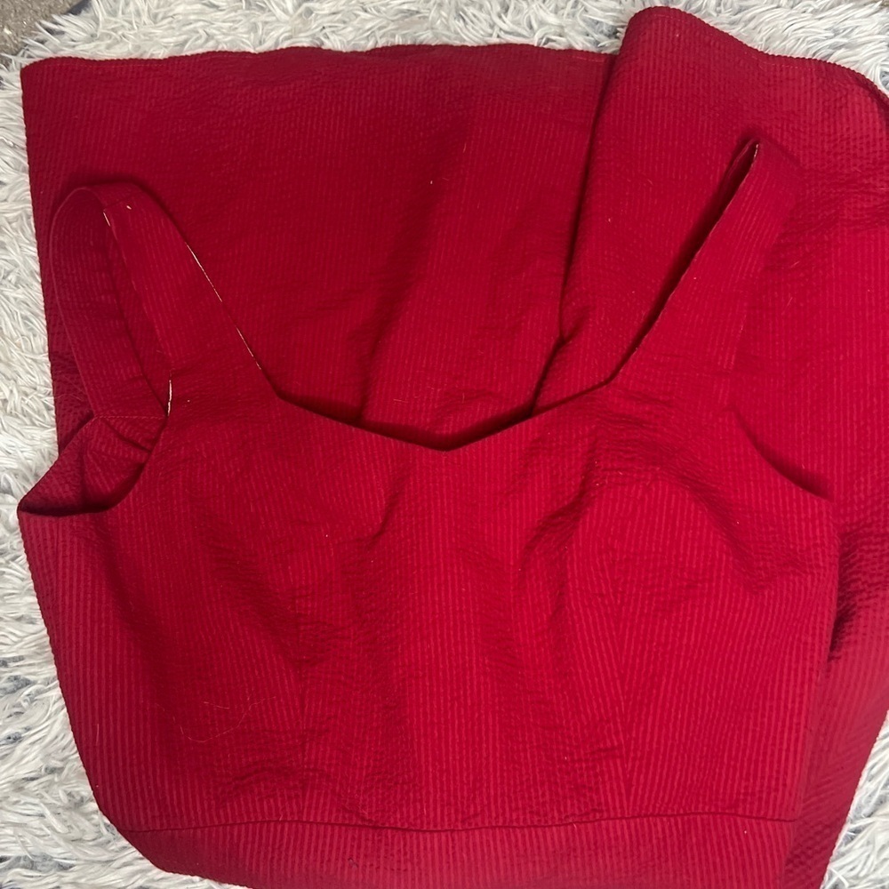 Red Lauren James dress